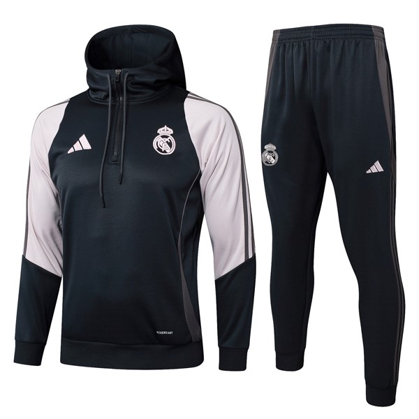 Chandal Con Capucha PSG 2025 2026 Gris Rosa